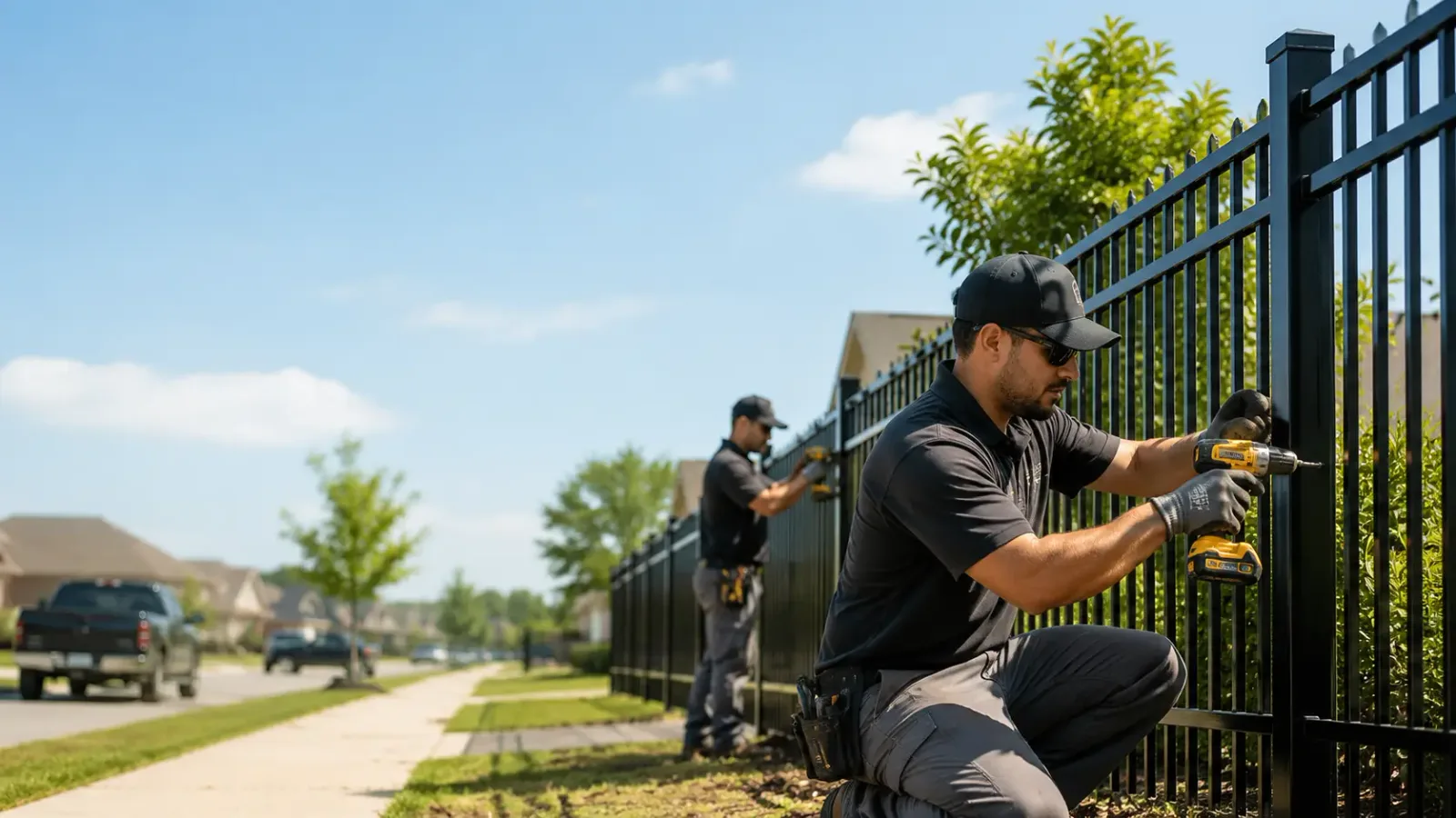 Metal Fence Installation in Keller, TX